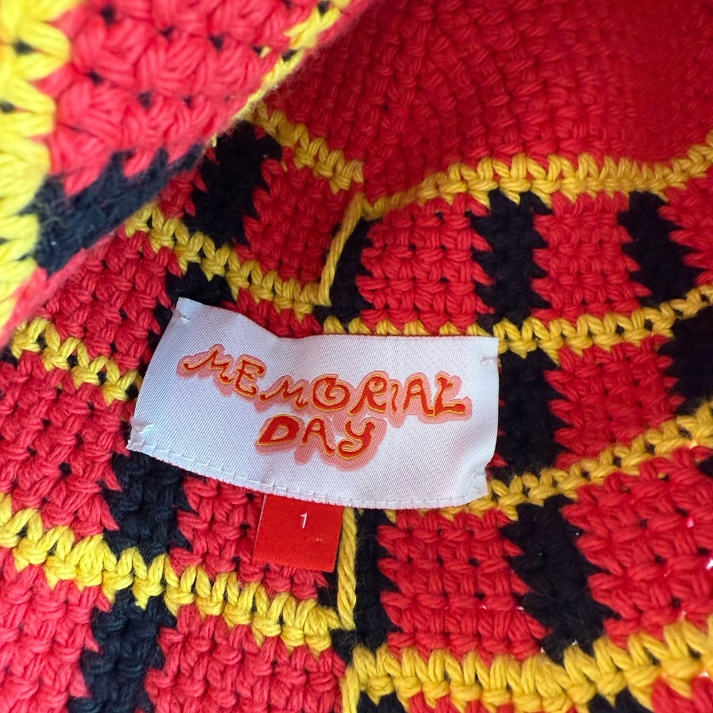 Memorial Day Racer Plaid Bucket Hat - Picture 3 of 5